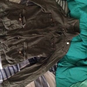 Army green colored jacket